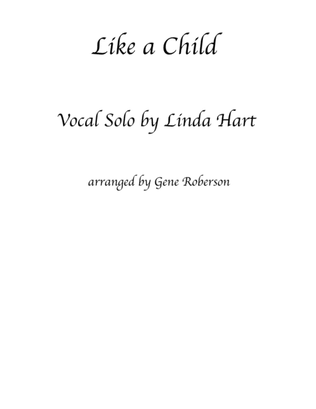 Book cover for Like A Child - Vocal Solo