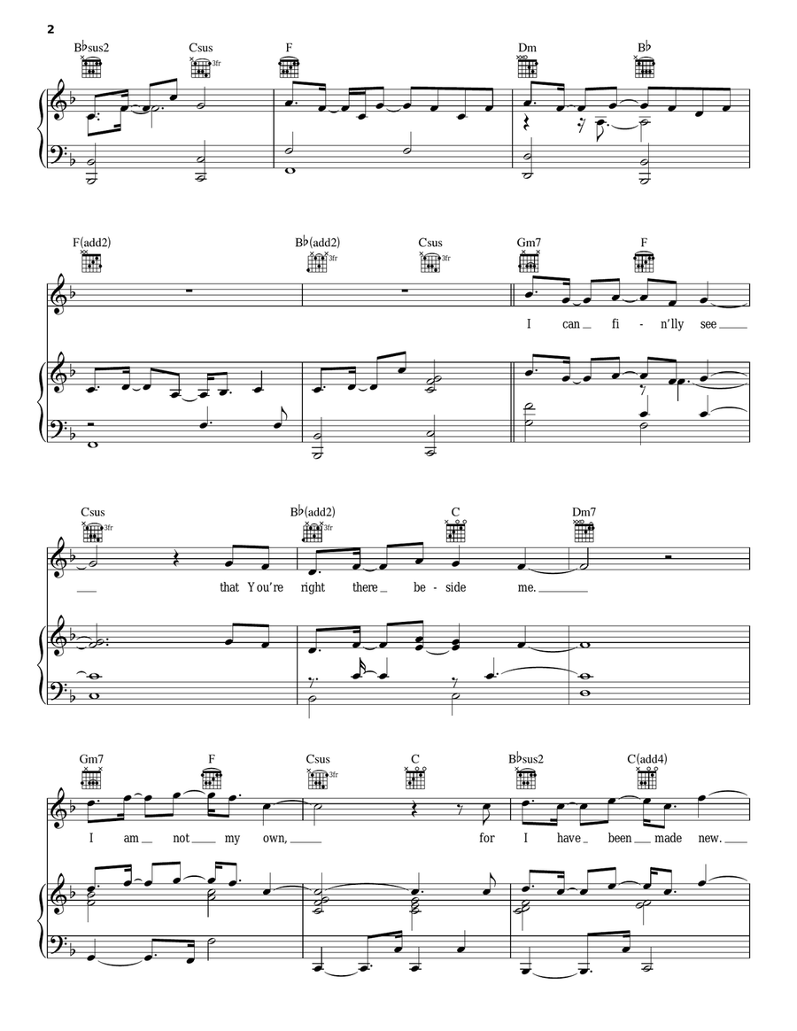 Meteor Shower Meteor Shower Piano, Vocal, Guitar scores gallery preview page 2