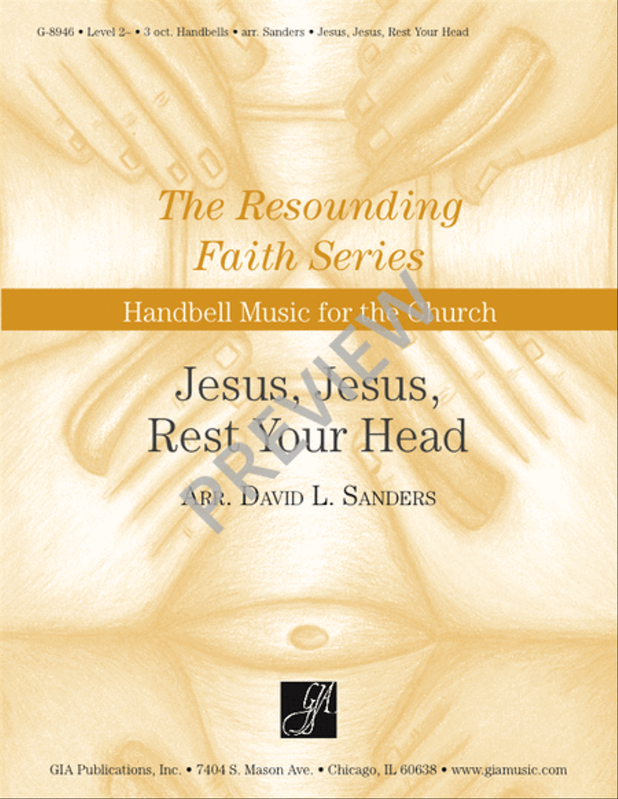 Jesus, Jesus, Rest Your Head - Handbells 3-Octaves scores gallery preview page 2