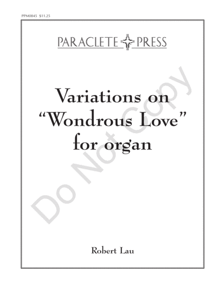 Variations On Wondrous Love image number null