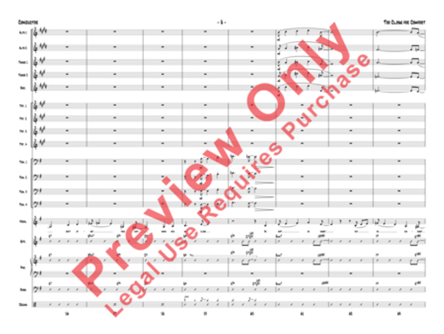 Too Close for Comfort Jazz Ensemble scores gallery preview page 11