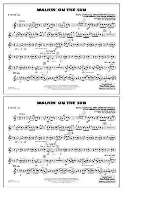 Walkin' on the Sun (arr. Paul Murtha) - Bb Tenor Sax