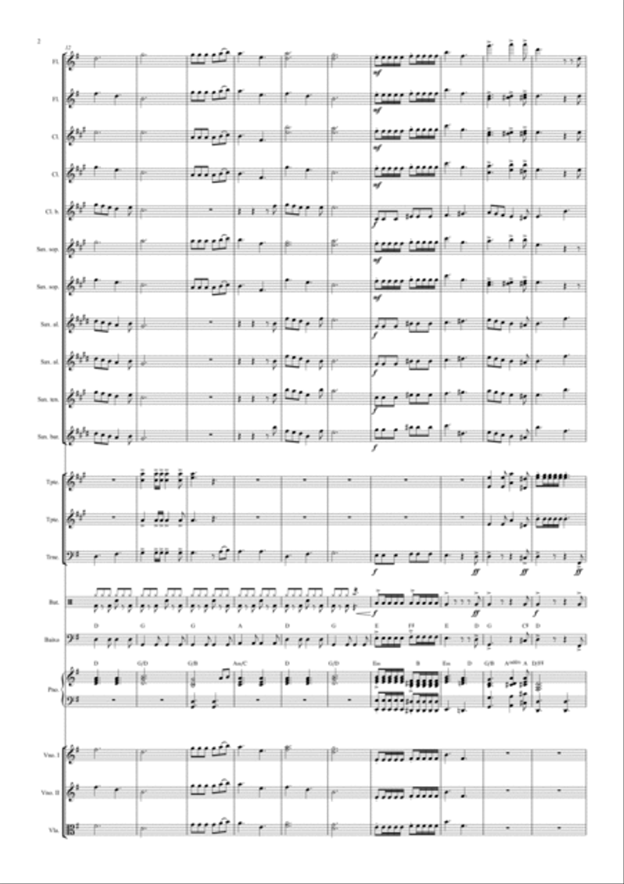 Peace, Be Still Full Orchestra scores gallery preview page 2