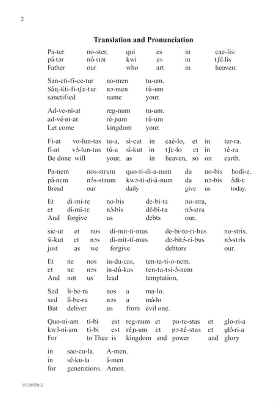 Pater Noster TTBB scores gallery preview page 2
