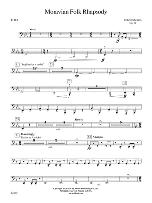 Moravian Folk Rhapsody: Tuba