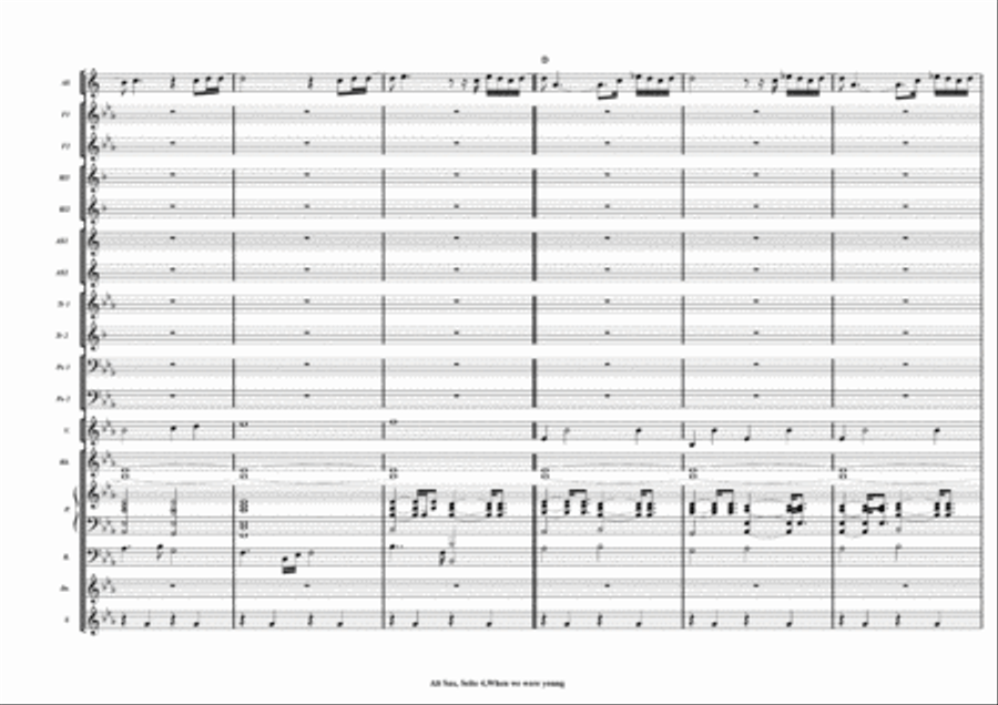 When We Were Young Large Ensemble scores gallery preview page 4