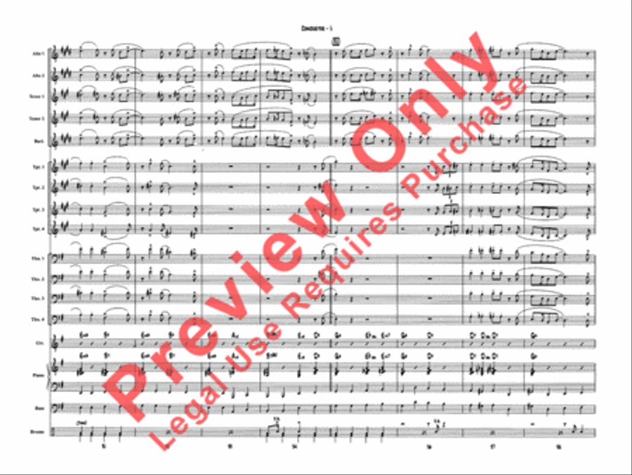 Sing, Sing, Sing Sing, Sing, Sing Jazz Ensemble scores gallery preview page 8