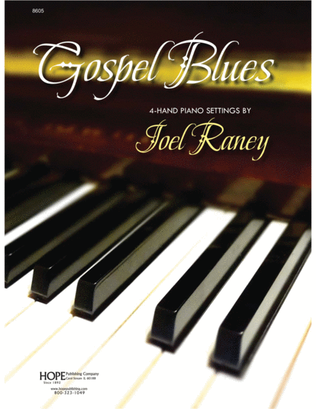 Book cover for Gospel Blues for 4-Hand Piano-Digital Download