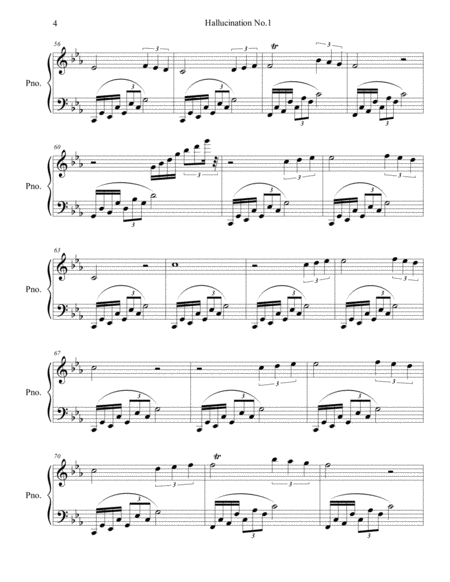 halusinations for piano 1-6