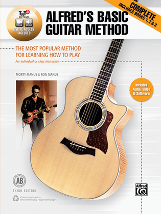 Book cover for Alfred's Basic Guitar Method, Complete