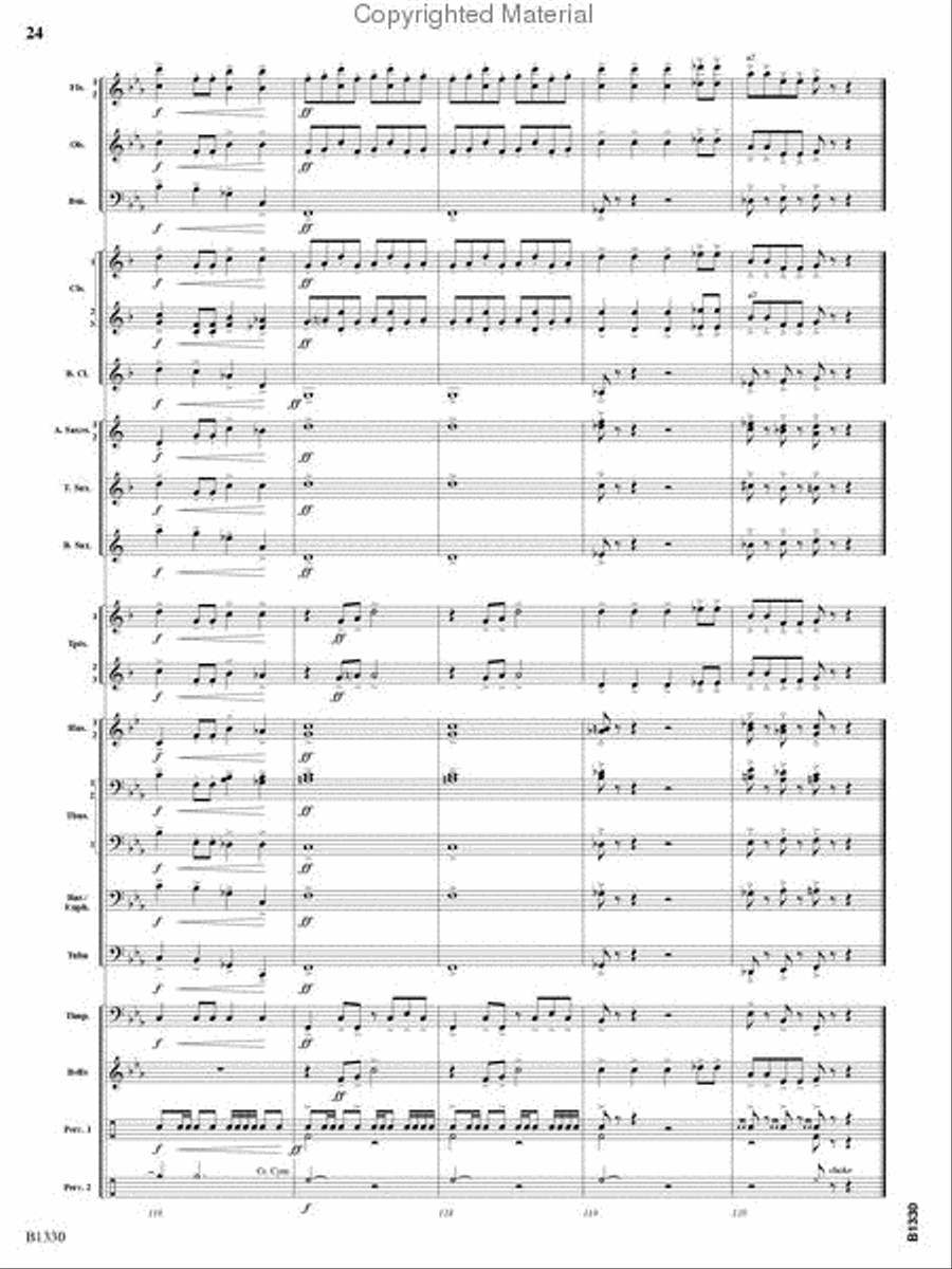 Raiders of the High Seas Concert Band scores gallery preview page 23