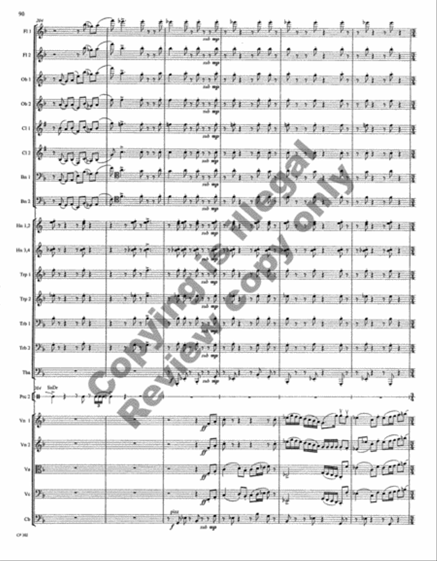 Symphony No. 1 Full Orchestra scores gallery preview page 194