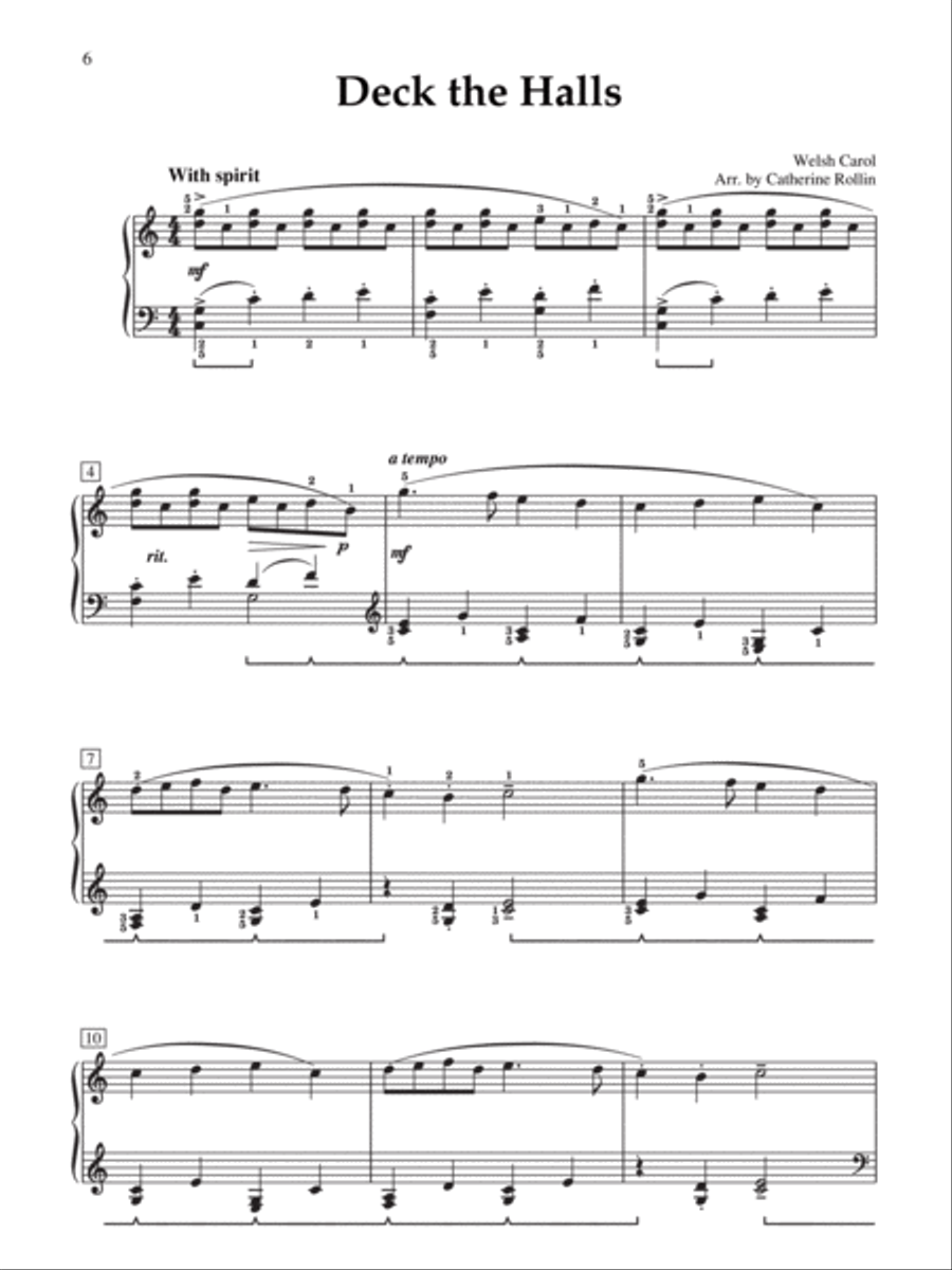 Christmas Pleasures Christmas Pleasures Piano Solo scores gallery preview page 6