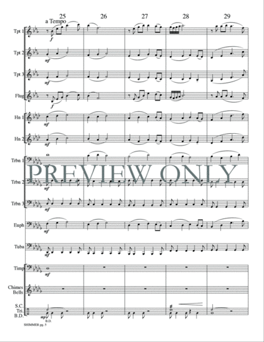Shimmer Small Ensemble scores gallery preview page 7
