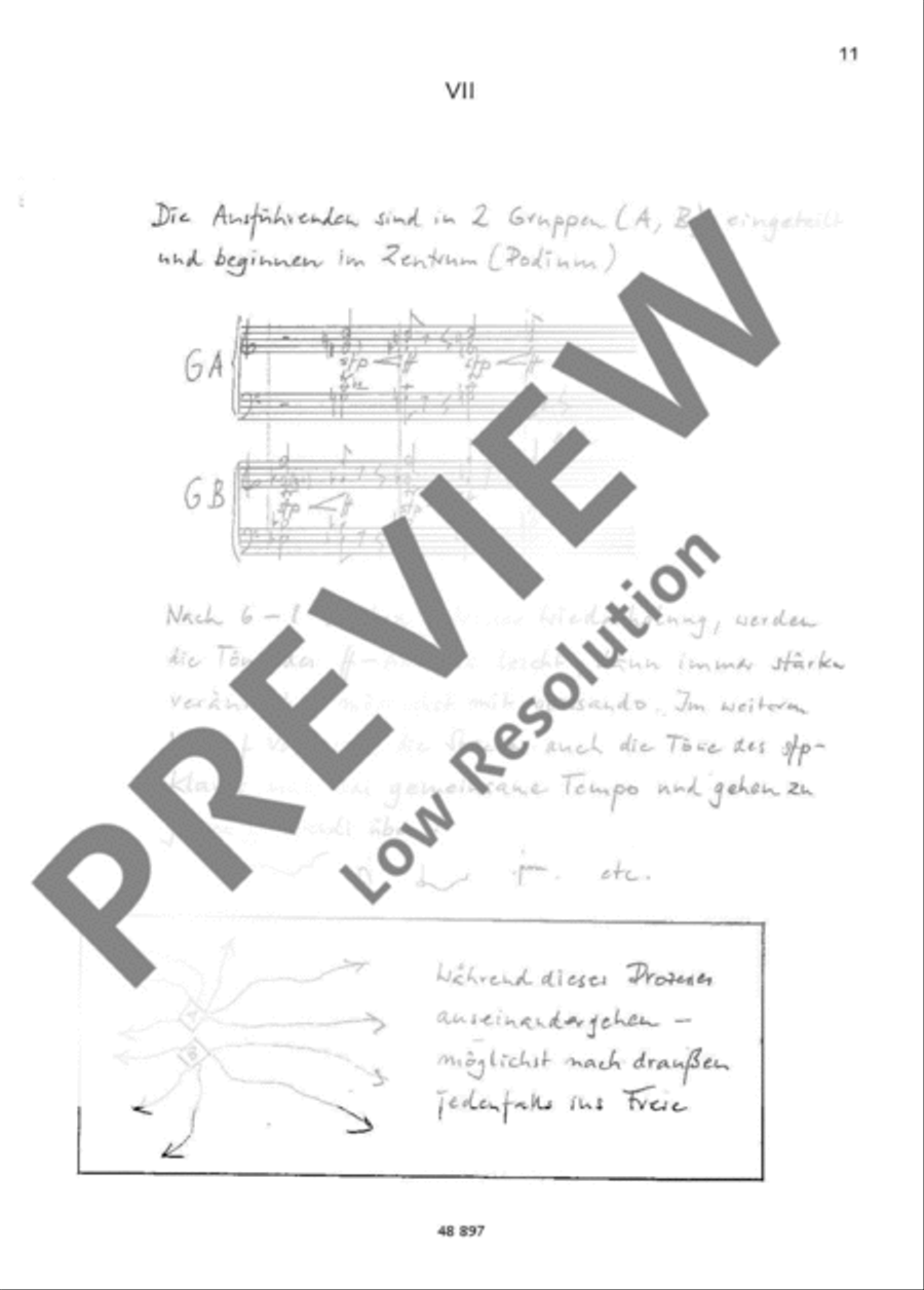 Zwischenstücke Score scores gallery preview page 12