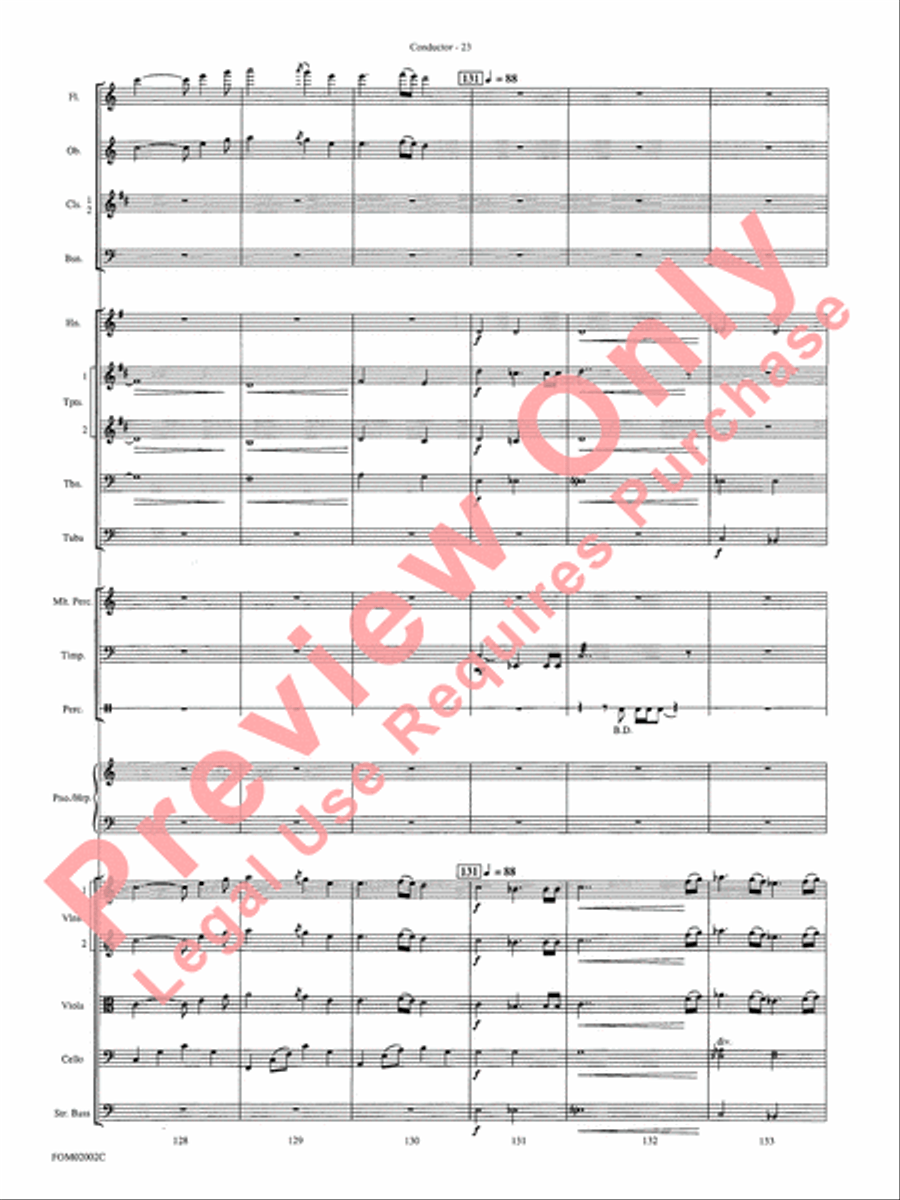 The Lord of the Rings - The Fellowship of the Ring Full Orchestra scores gallery preview page 26