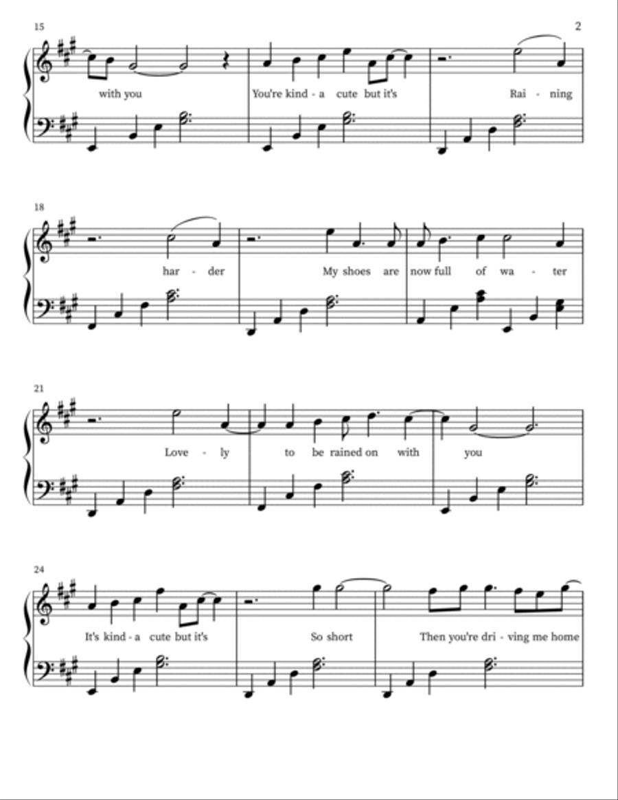 Ceilings Piano Solo scores gallery preview page 2