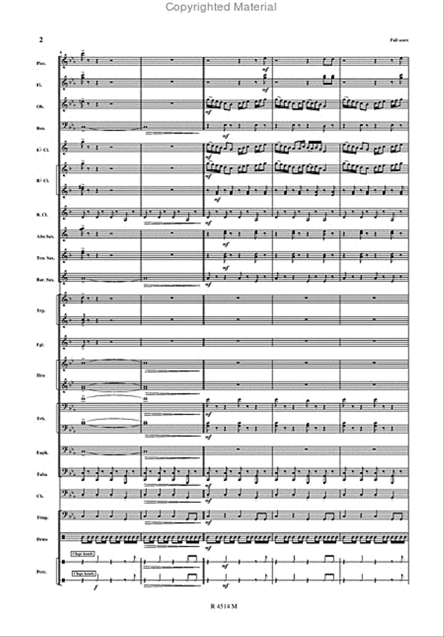 La Soupe Aux Choux Concert Band scores gallery preview page 3