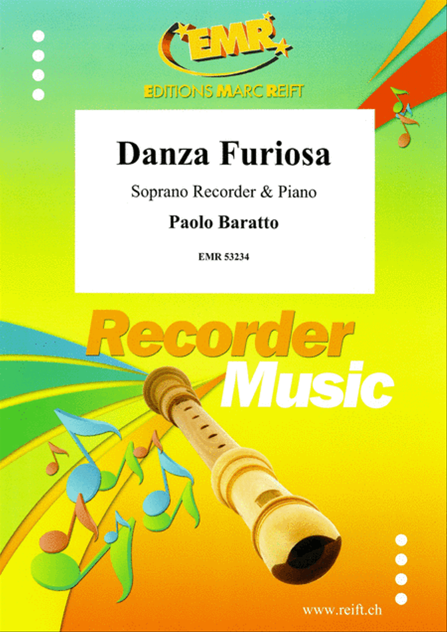 Danza Furiosa Soprano Recorder scores gallery preview page 1