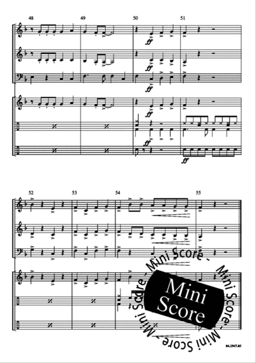 Five Spirituals 3-Part scores gallery preview page 24