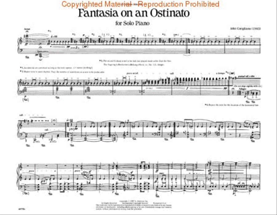 Fantasia on an Ostinato Piano Solo scores gallery preview page 2