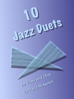 Book cover for 10 Jazz Duets for Flute and Oboe