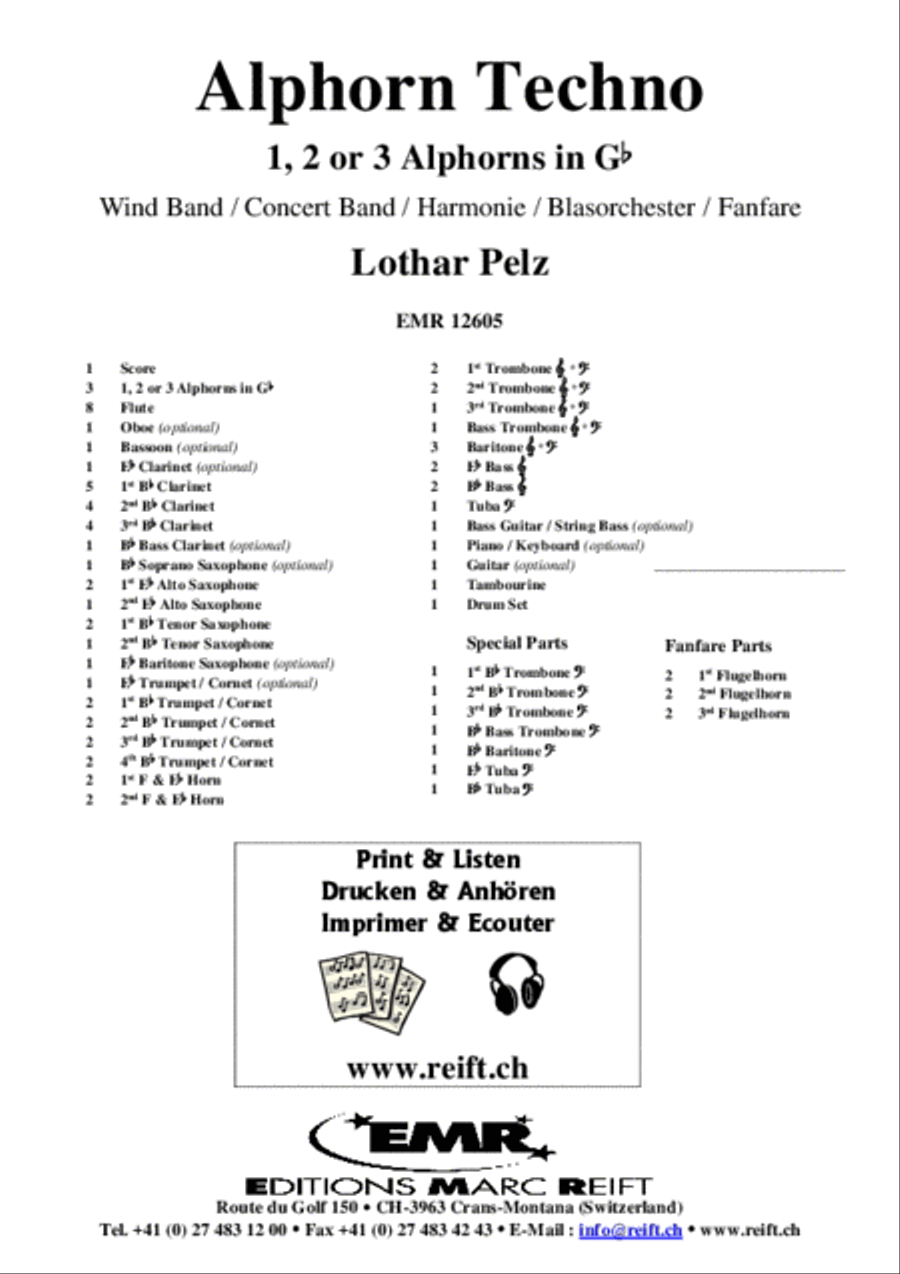 Alphorn Techno Concert Band scores gallery preview page 2