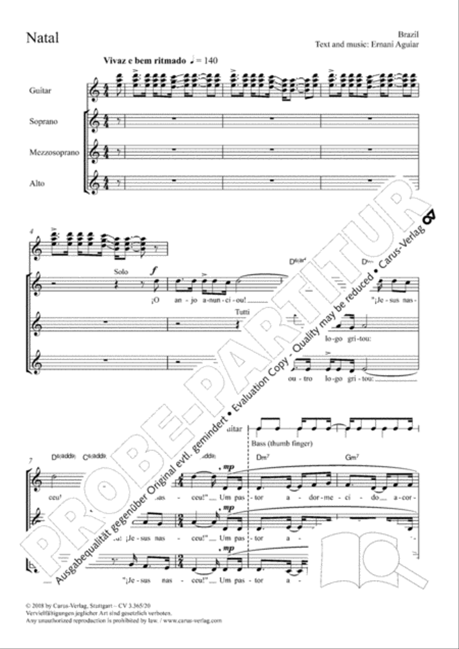 Christmas Christmas Choir scores gallery preview page 2