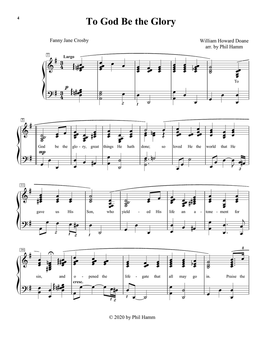 Jazzy Hymn Arrangements-Book Five-3rd Edition Piano Method scores gallery preview page 5