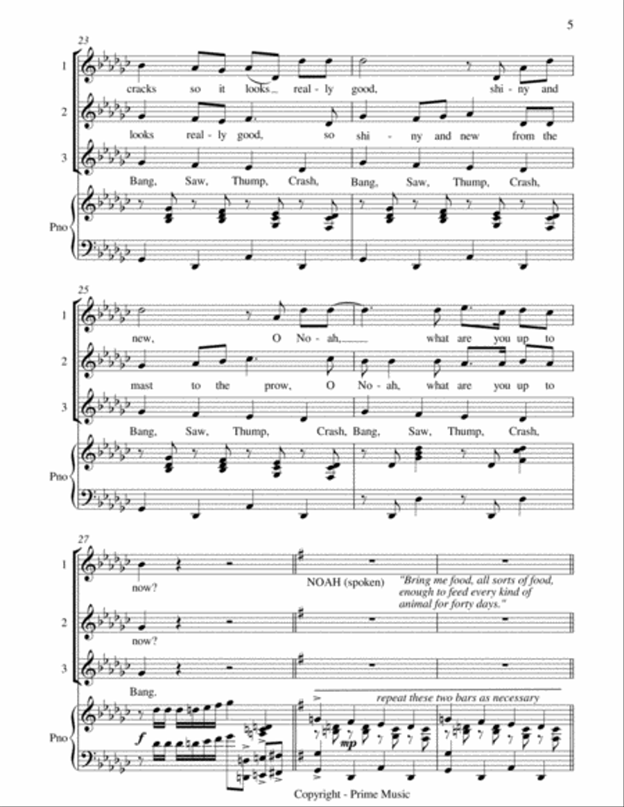 Musical Pie (Choral Score) image number null