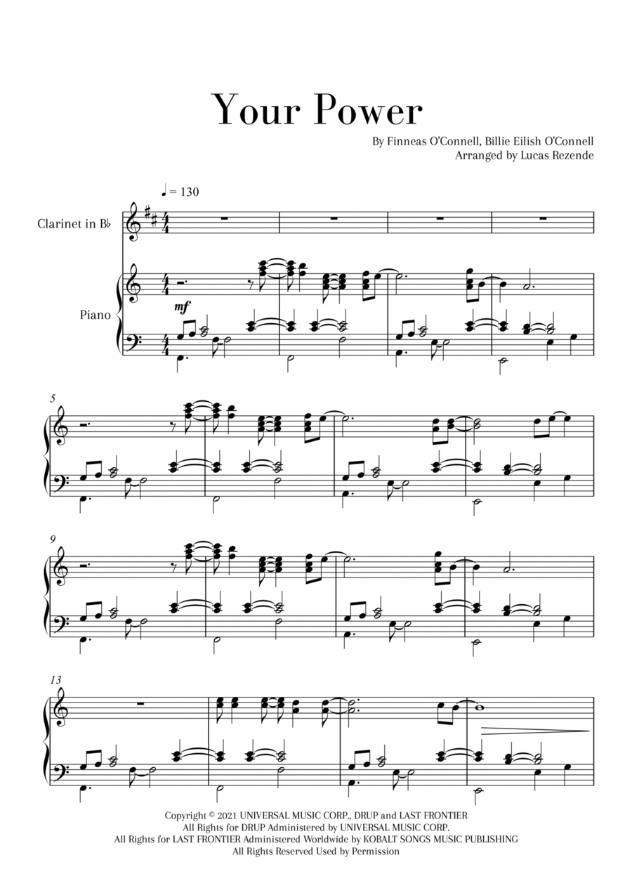 Your Power Small Ensemble scores gallery preview page 1