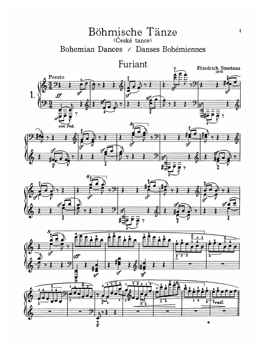 Smetana: Six Bohemian Dances