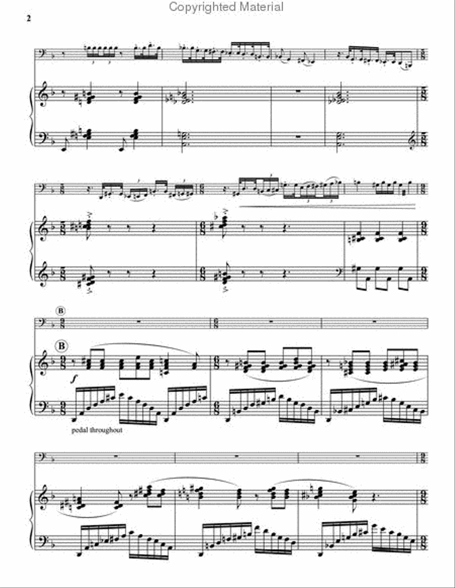 Sonata for Tuba Tuba scores gallery preview page 3