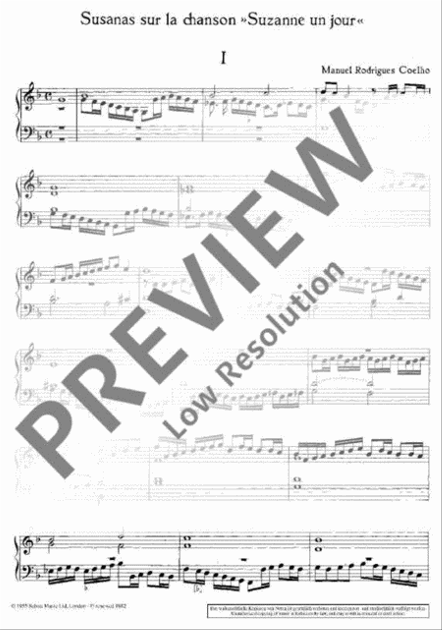 Four Susanas Harp scores gallery preview page 7
