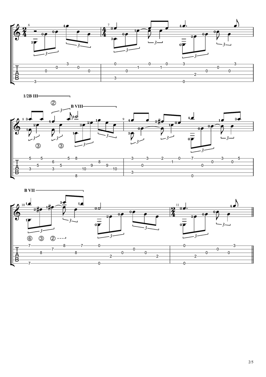 O Holy Night O Holy Night Guitar Solo scores gallery preview page 2