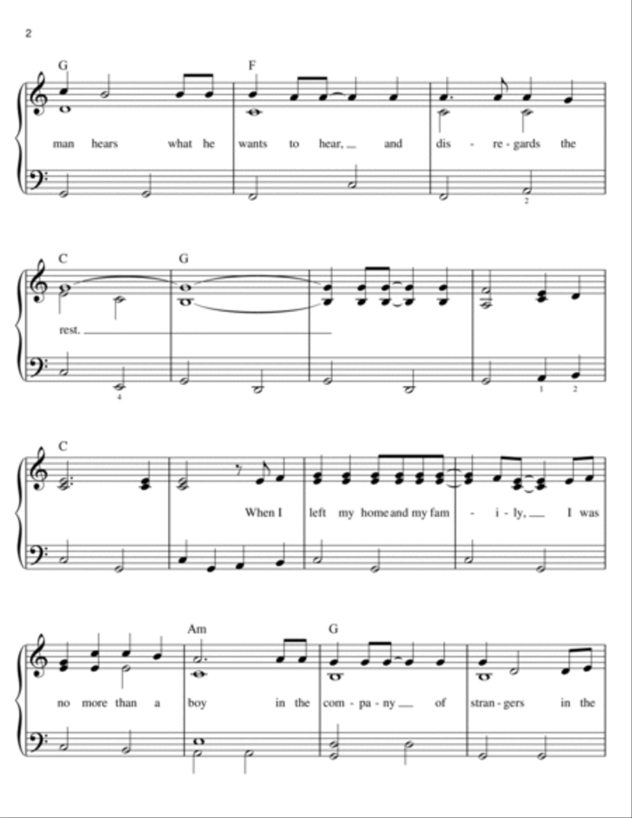 The Boxer The Boxer Voice scores gallery preview page 2