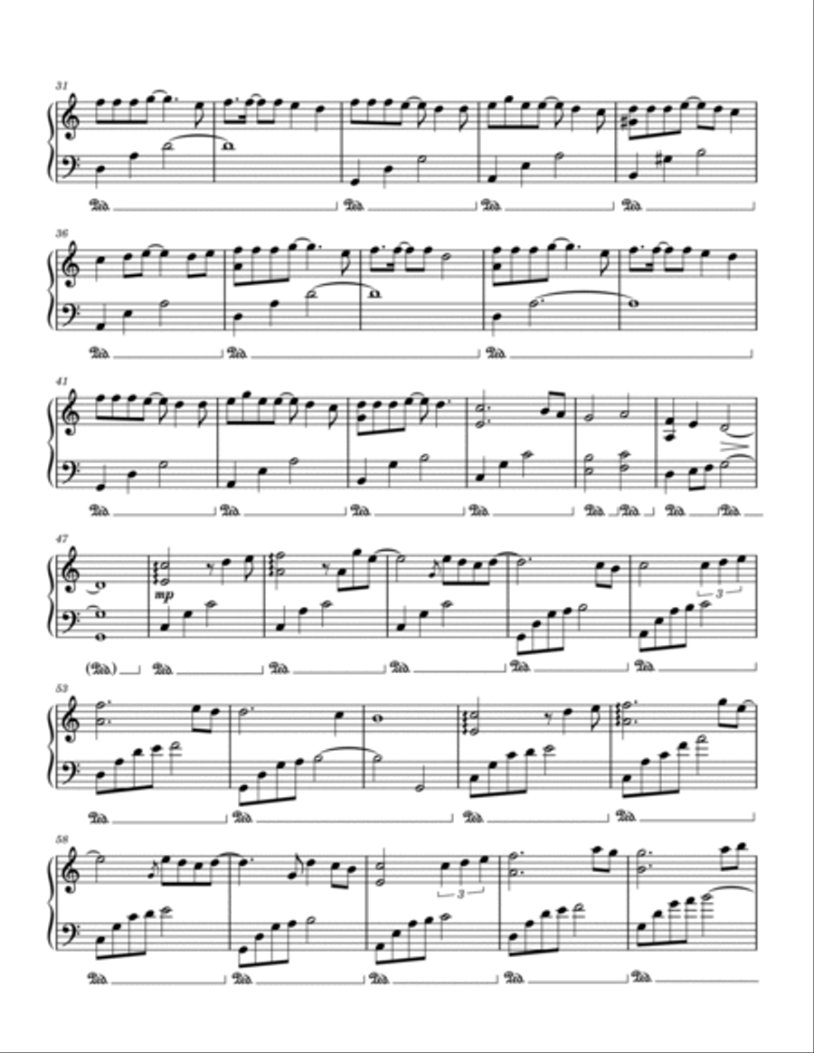 The Moment Of Truth Piano Solo scores gallery preview page 2