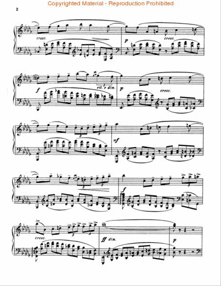 Six Moments Musicaux, Op. 16 Piano Solo scores gallery preview page 3