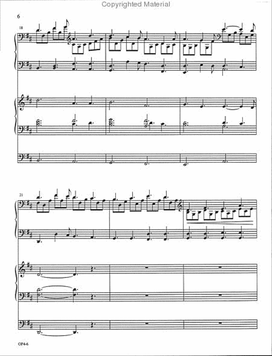 Prelude on NICAEA - Organ and Piano Duet Organ scores gallery preview page 5