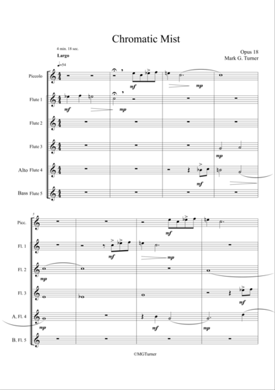 Chromatic Mist Small Ensemble scores gallery preview page 3