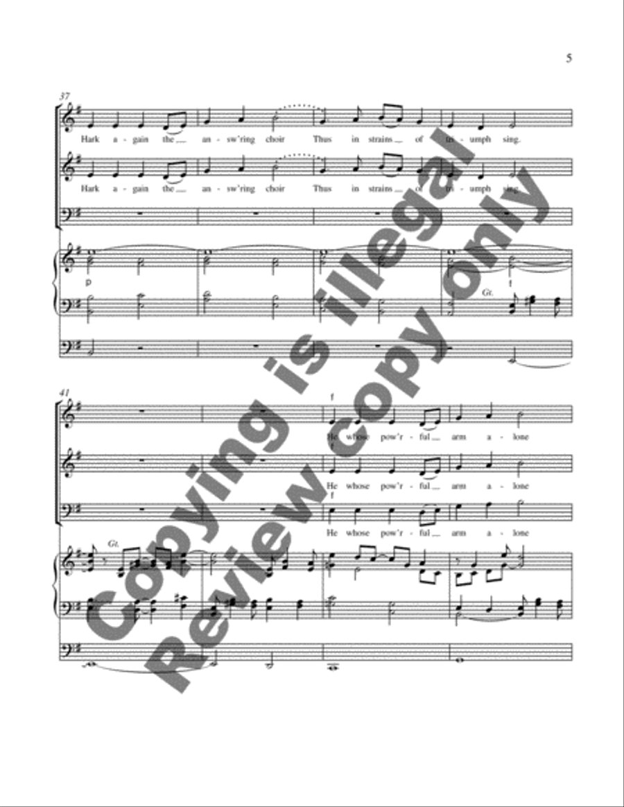 Who is This That Comes from Far 3-Part scores gallery preview page 9