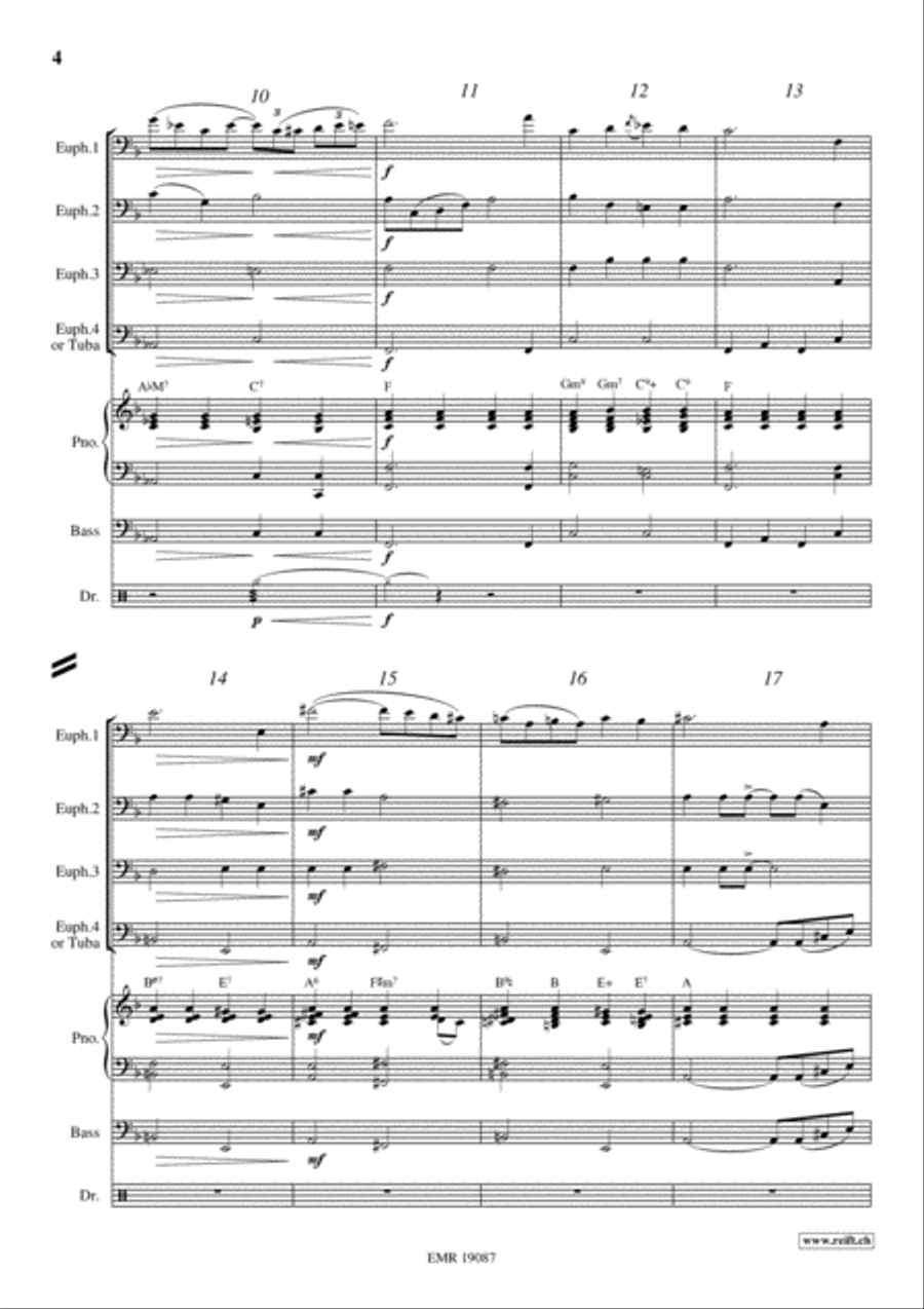 Bess, You Is My Woman Now Euphonium Quartet scores gallery preview page 4