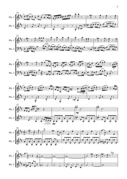 Holiday Flight (from "Home Alone") // French Horn Duet  Digital Sheet Music