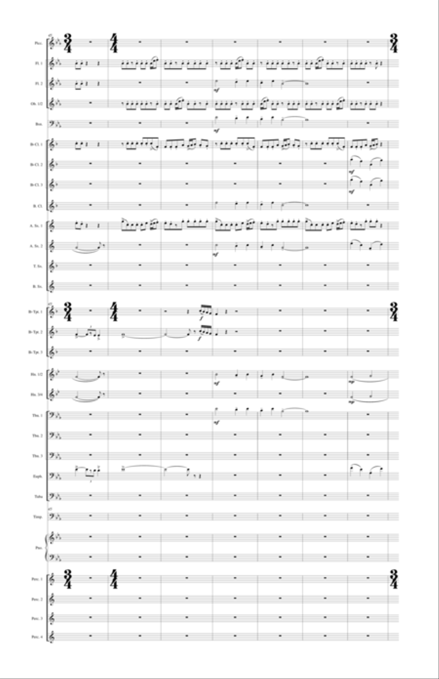 With Voice of Triumph Raised Concert Band scores gallery preview page 9