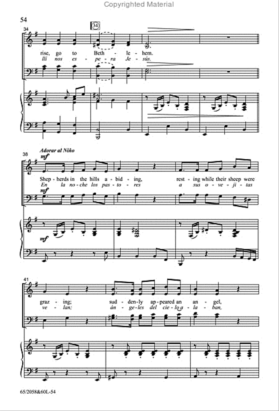 The Christmas Story - SATB Score with Performance CD 4-Part scores gallery preview page 30