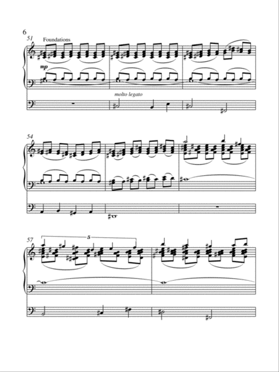 Triptych for Organ and Large Orchestra: Agape Organ scores gallery preview page 4