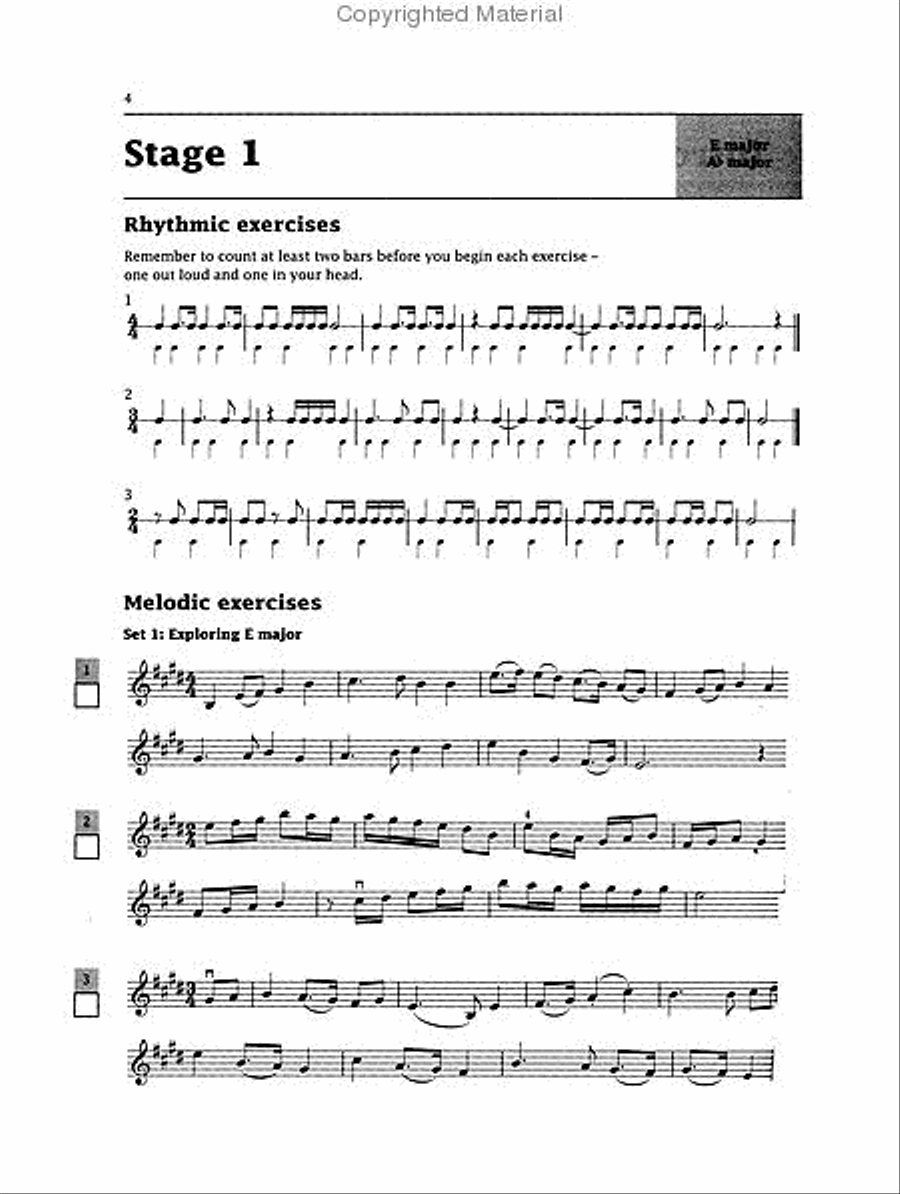 Improve Your Sight-reading! Violin, Level 5 Violin scores gallery preview page 2