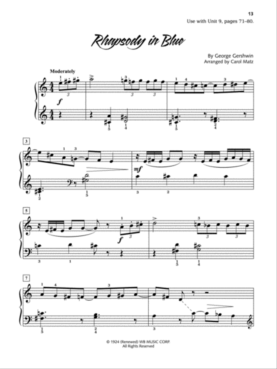 Alfred's Piano 101 Pop, Book 2 Piano Method scores gallery preview page 5