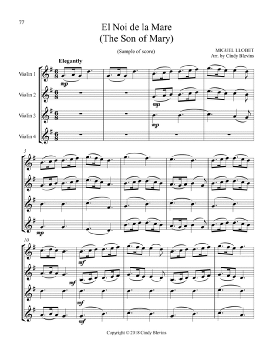 Violin Quartets for Christmas, Vol. II image number null