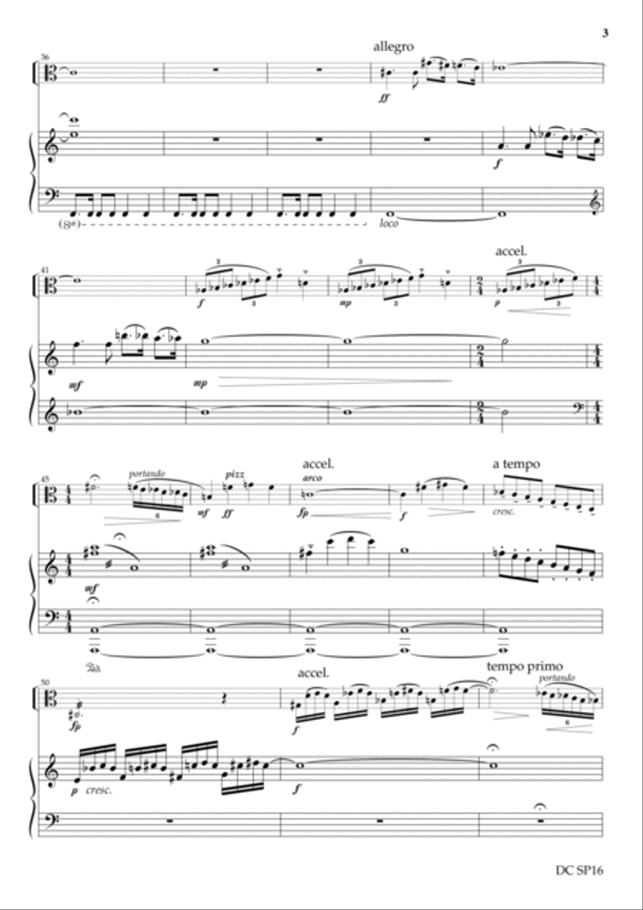 Sonatina for viola and piano Piano scores gallery preview page 3